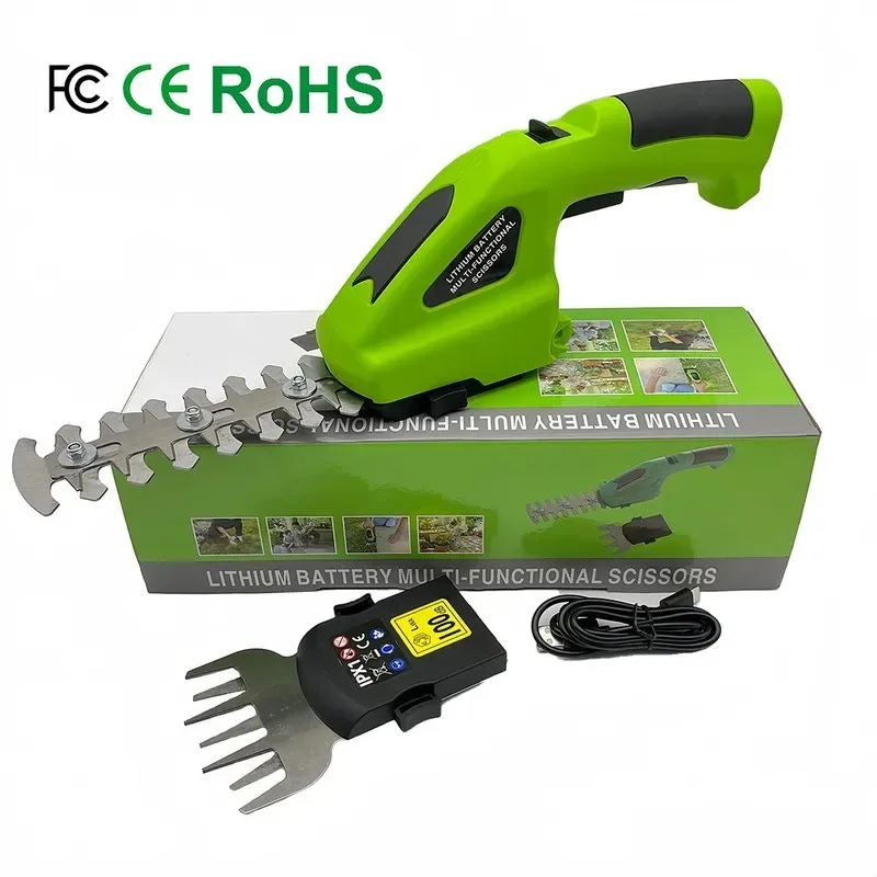for Electric Fence Shears Dual Purpose Rechargeable Pruning Shears Lithium One Handed Hedge Trimmer Garden Tools
