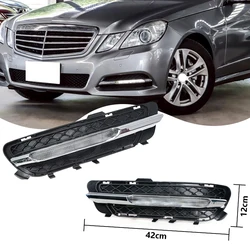 For Mercedes Benz E-Class W212 E250 E300 E350 2009 2010 2011 2012 LED Car Front Bumper Light Fog Light Daytime Running Light