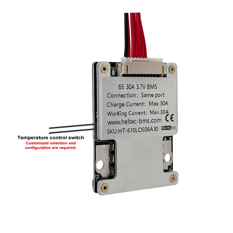 Heltec bms 6S 7S 10S 30A 60A Li-ion Lithium Batterij Oplader Bescherming Boord Batterij BMS