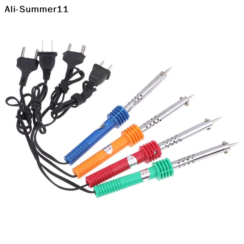 【Jk0】40W Electric Soldering Iron Solder Pen European/American Plugs Soldering Iron Pixel Tools Portable DIY Welding Tools