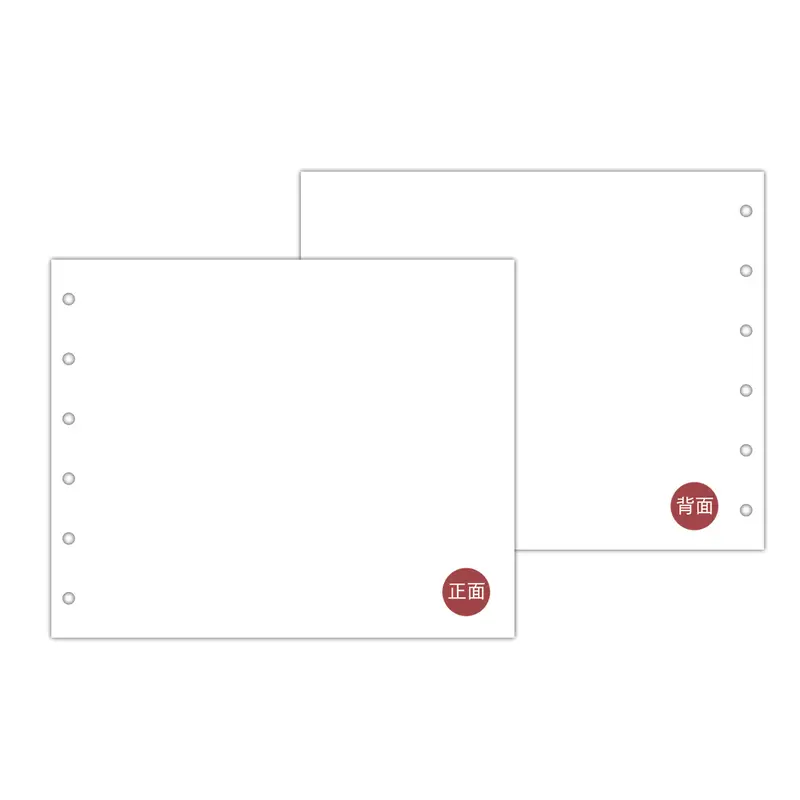 A7 50Sheets Loose Leaf Notebook Refill Spiral Binder Inner Page Weekly Monthly To Do Line Grid Inside Paper Stationery - Image 5