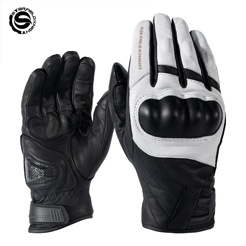 guanti-da-moto-sfk-fodera-invernale-calda-impermeabile-palmo-in-fibra-di-carbonio-equitazione-proteggi-vera-pelle-di-capra-antiscivolo-resistente-all'usura