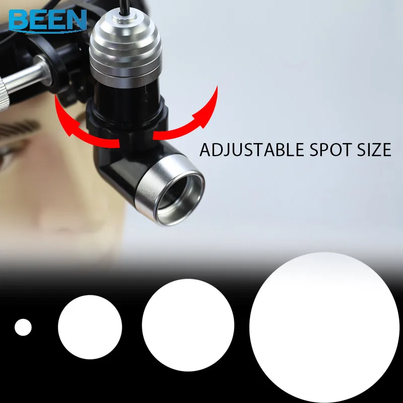 5W Dental LED Head Light Lamp For Binocular Loupes Brightness Spot Ajustable Dental Lab Headlamp Surgical Headlight