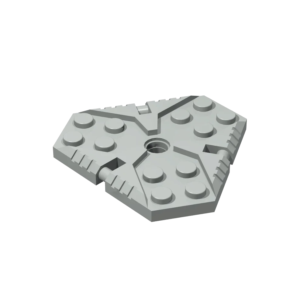 

Строительный блок 27255, детали MOC/сделай сам, аксессуары, энергетический щит с отверстием, игрушка в сборе с треугольной базой