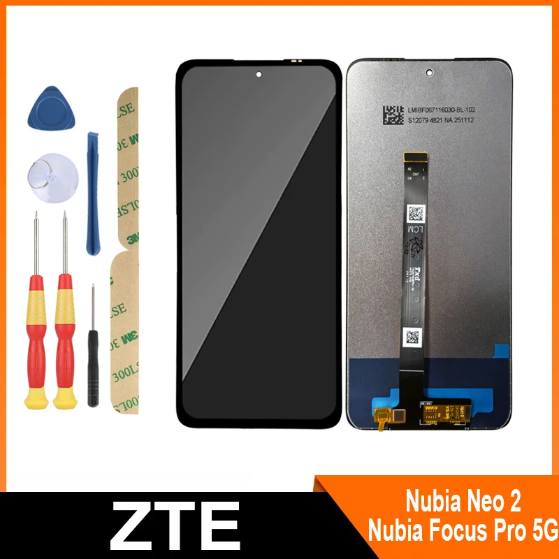 Pantalla LCD + Pantalla Táctil para ZTE Nubia Neo 2, Nubia Focus Pro 5G, Nubia Neo 5G, Blade V40, Design8046, V80 Design, V80 Pro, V80 Vita