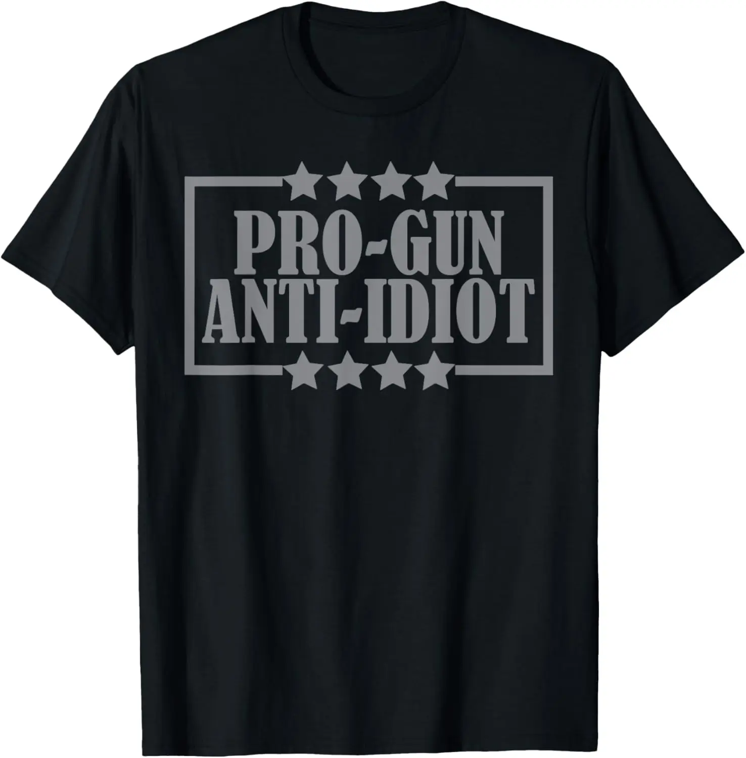 Pro Gun Anti Idiot 2nd Amendment Republican Conservative Men T-Shirt