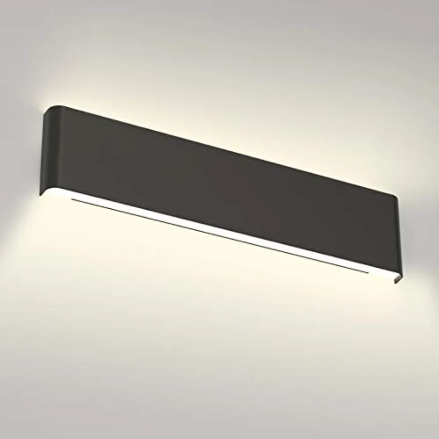 24in/20W LED Matte Modern Vanity Matte Wall Up Down Wall Mount s Indoor Modern Wall for Bathroom 4000K
