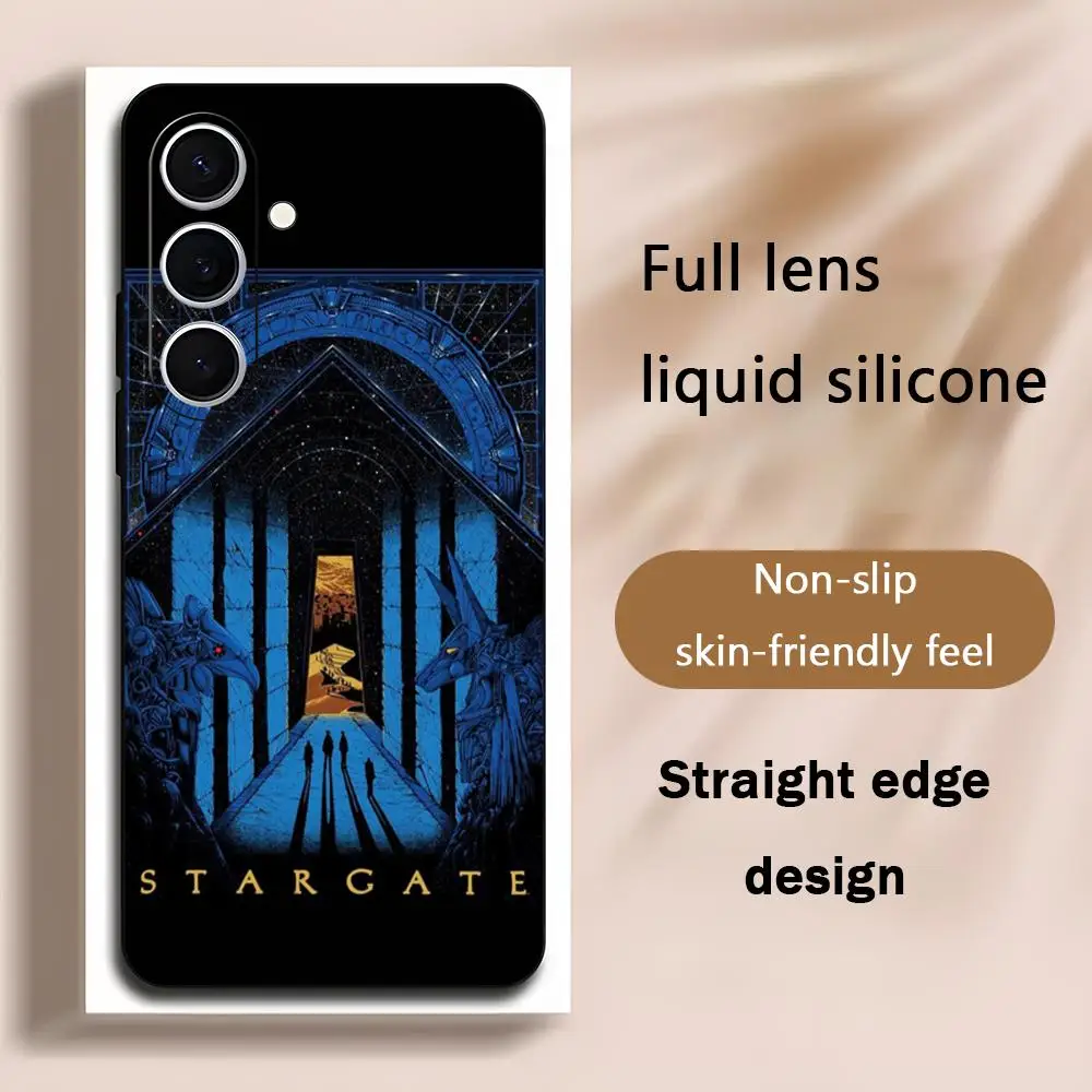 Popular movie Stargate Cool  Phone Case For Samsung Galaxy S26 S25 S24 S23 S22 S21 Plus Ultra Fold A Soft Black