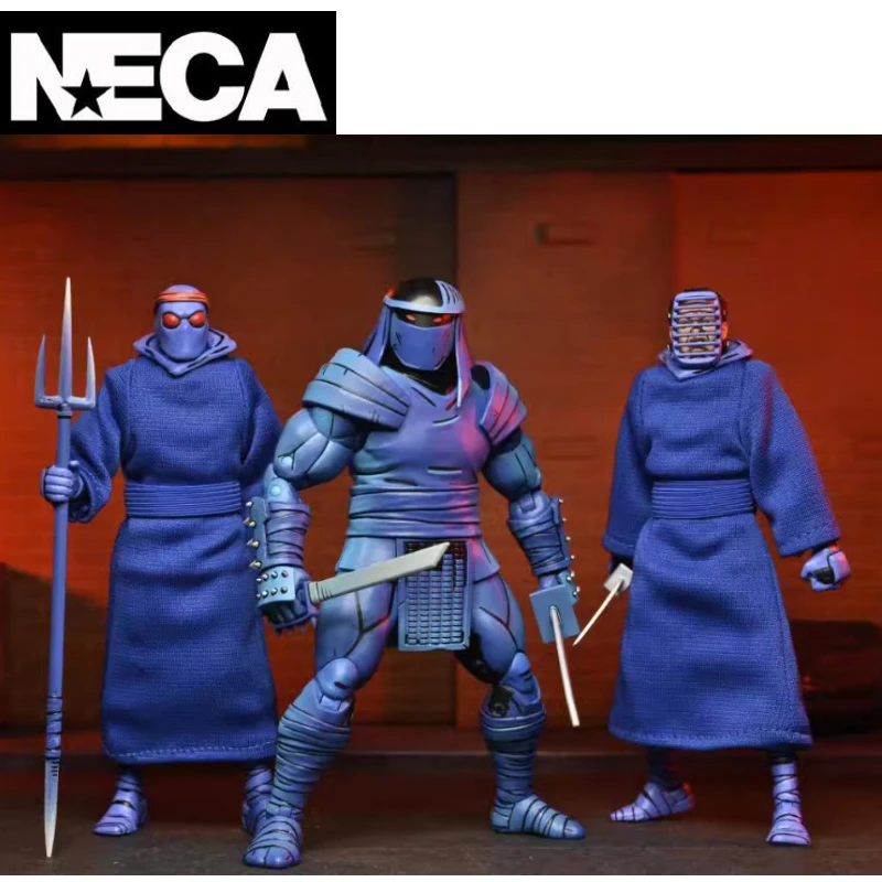 In Stock NECA Original Ninja Turtle Foot Enforcer Purple Foot 7 Inches Boy Gift Collection