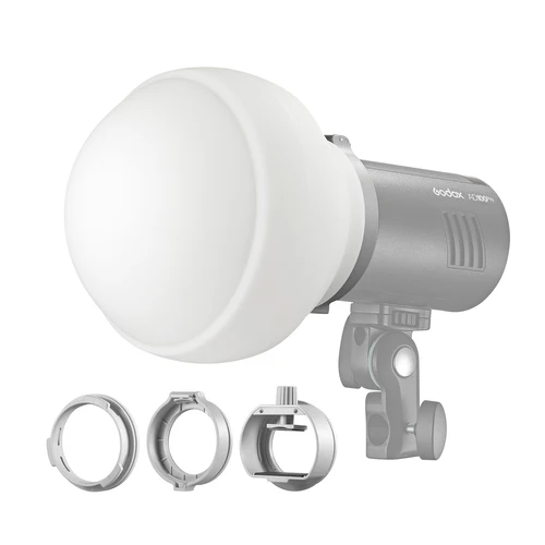 Imagen 1 del producto Godox ML-CD15 Kit de cúpula difusora con 3 adaptadores para fotografía luz Flash estudio fotografía retrato transmisión en vivo