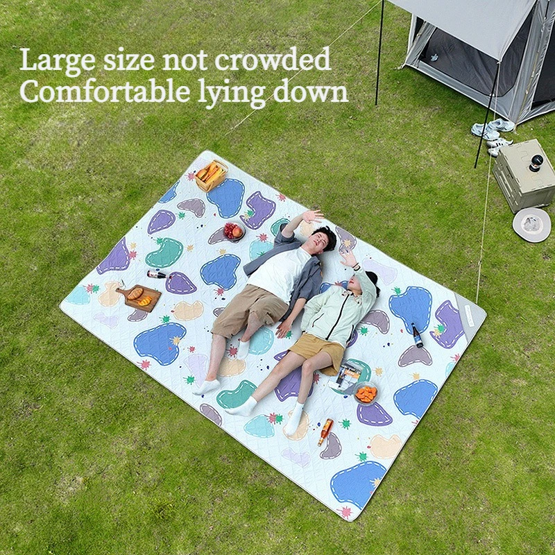 Thickened ultrasonic moisture-proof mat for picnic, camping mat for portable outing, outdoor picnic mat