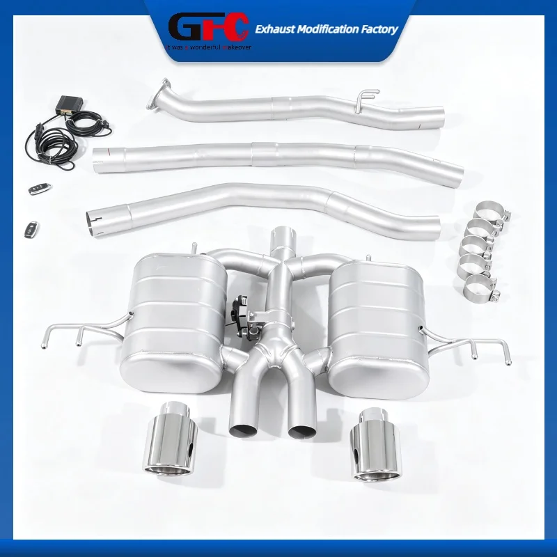 GFC Catback Valvetronic Muffler for Honda Civic FK7 Hatchback 1.5T 2017-2021 High-Performance SUS304 Auto Valve Exhaust Pipe