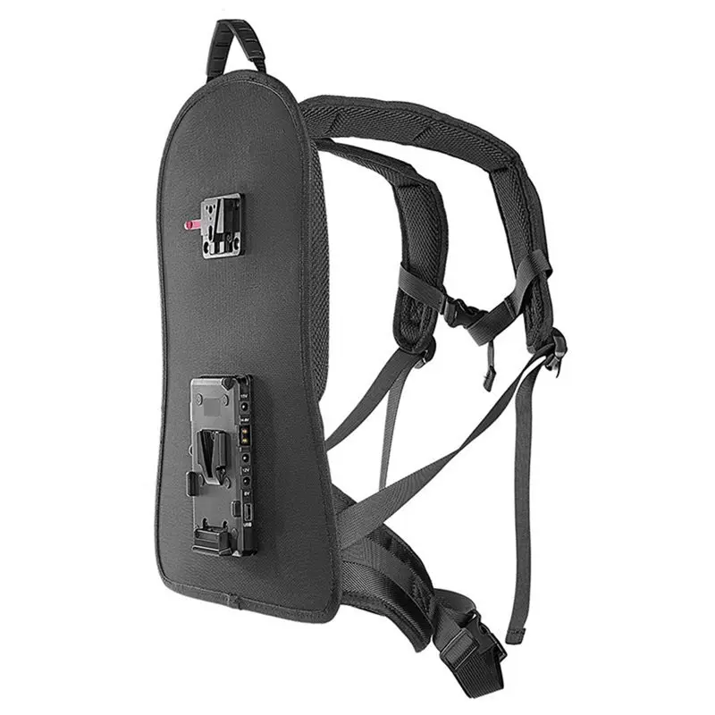 

【ПРИС-ПРЕП!】V-образное крепление для профессиональной прямой трансляции и фотографии, аккумуляторная пластина, подвесная поддержка рюкзака