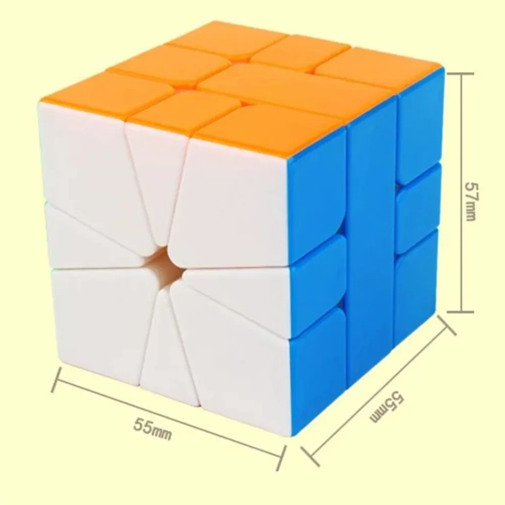 Yuxin-Cube Magnétique Carré à 3 Couches, Petit Puzzle Professionnel, Vitesse, SQ1