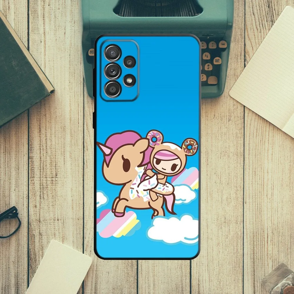 Cute T-Tokidokis Unicorn Phone Case For Samsung S21,S22 Ultra,S20,S30 plus,S22 plus,S23,S30 ultra 5G Silicone Cover