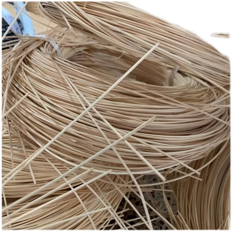 500g/Pack Indonesian Rattan Cane Stick Furniture Weaving Material Outdoor Chair Basket Natural Color 1.2mm 1.5mm 2mm 2.5mm