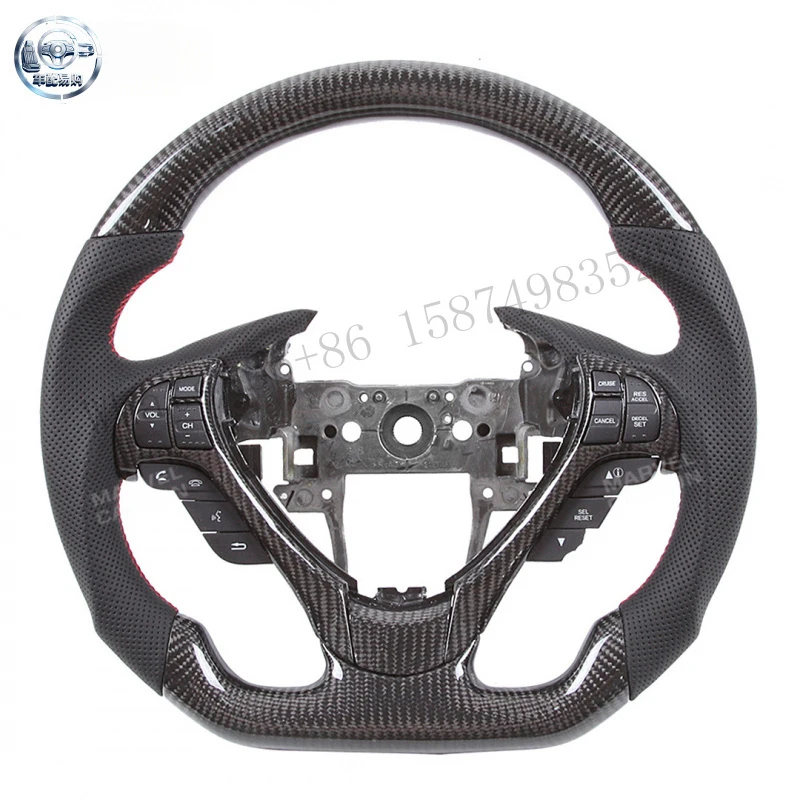 Carbon fiber steering wheel suitable for Acura