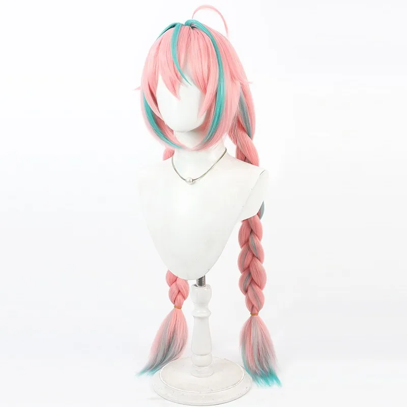 Genshin Impact Varesa peluca cosplay fila de maíz pelo grueso regalo de Halloween