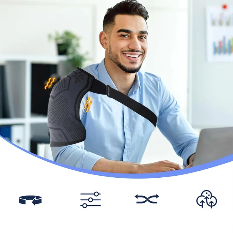 Adjustable Shoulder Brace for Left or Right Shoulder