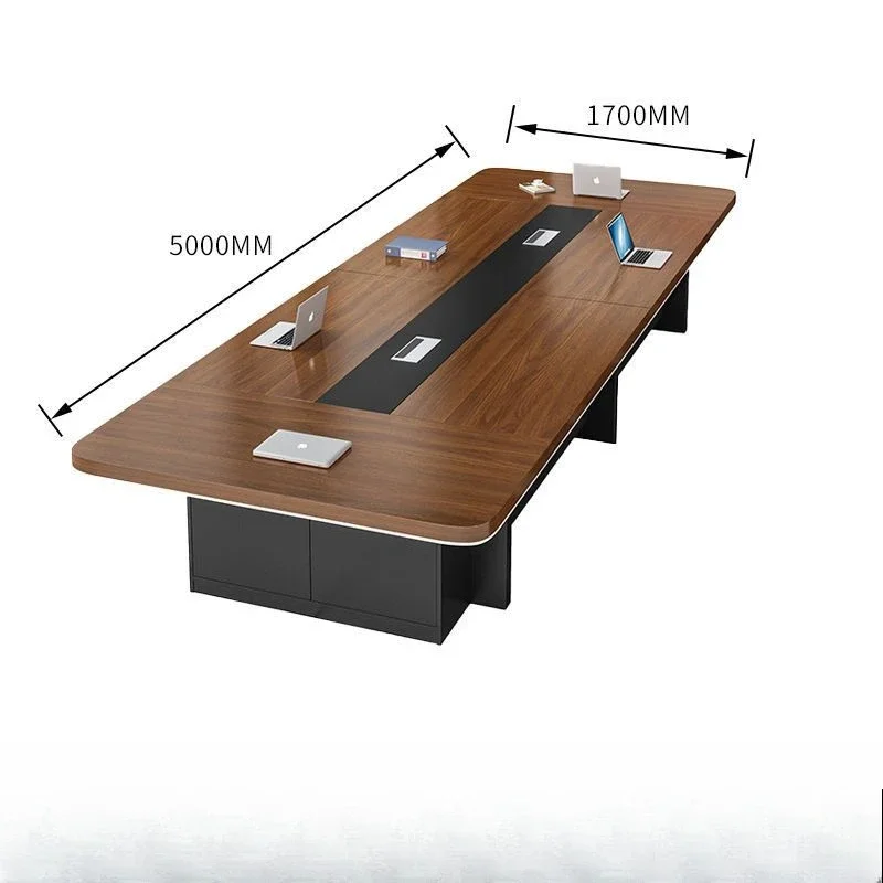

Office furniture new large conference table long table simple modern desk conference room table and chair combination