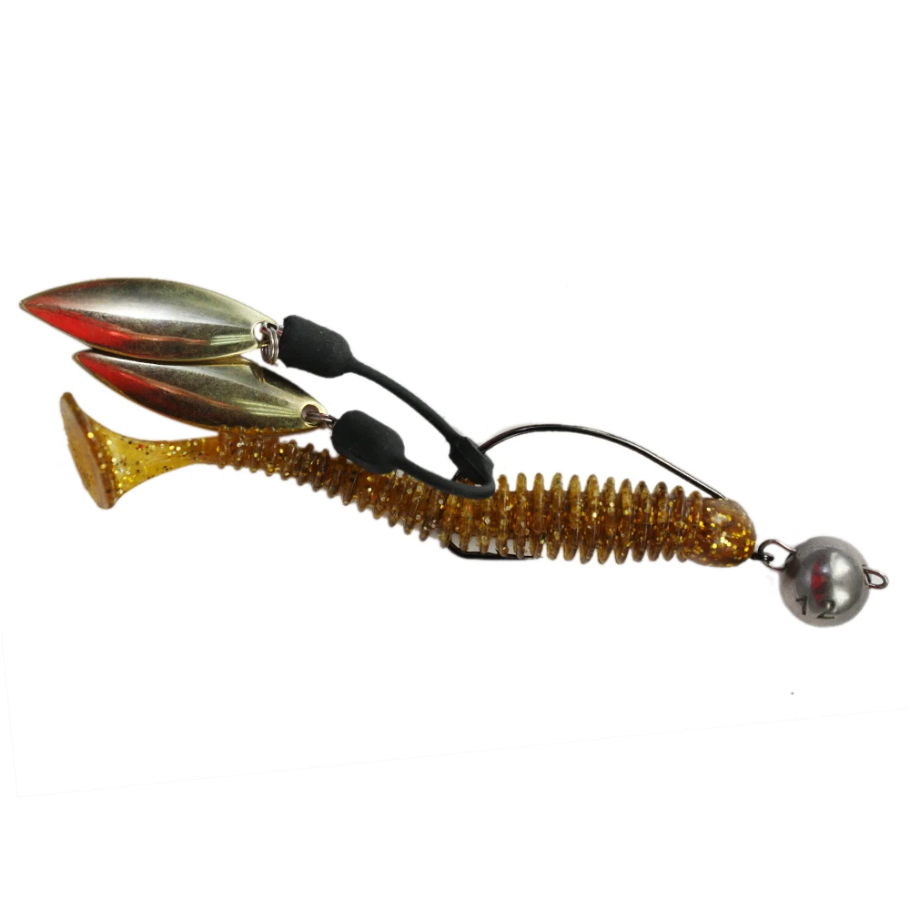 JonStar 13G/16G/19G spinner przynęty połowów przynęty bass jig chatter przynęty Buzzbait wobbler gumowa spódnica dla szczupaka walleye