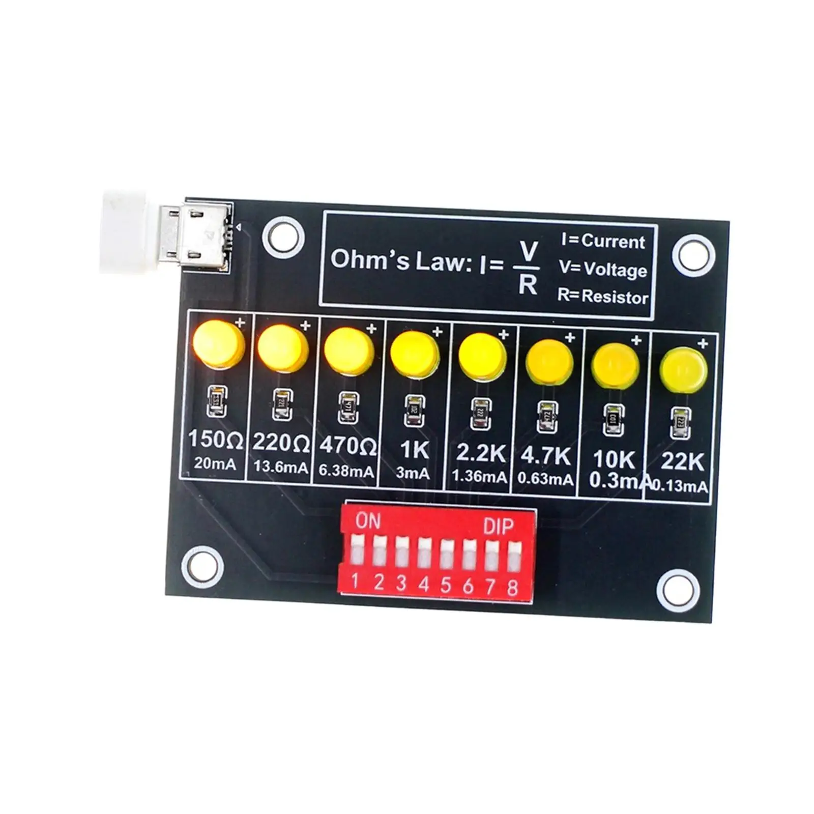 

DIY Soldering Practice Kit Ohm's Law Electronic Circuit Project Electronic
