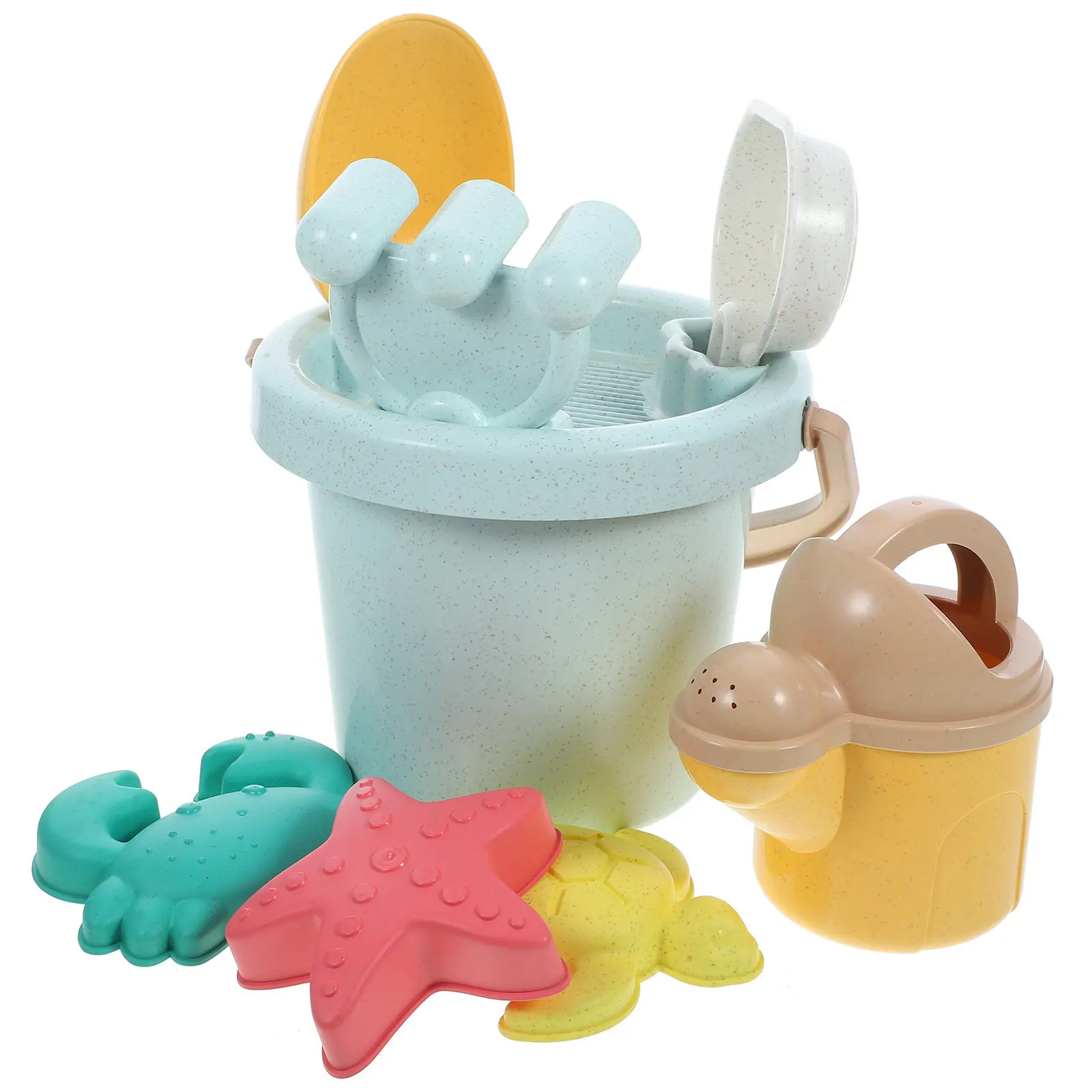 set-da-spiaggia-per-bambini-con-secchiello-palette-e-stampi-per-migliorare-le-abilita-cognitive-dei-piu-piccoli-divertimento-in-famiglia-giocattoli-da-spiaggia