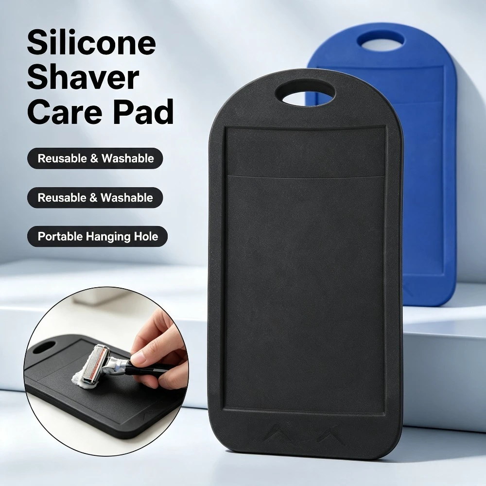 Razor Blade Sharpener and Cleaner,Slide Cleaning Care of Shaver Trimmer and Shaver Silicone Easy Clean  Clean Shaving Tool