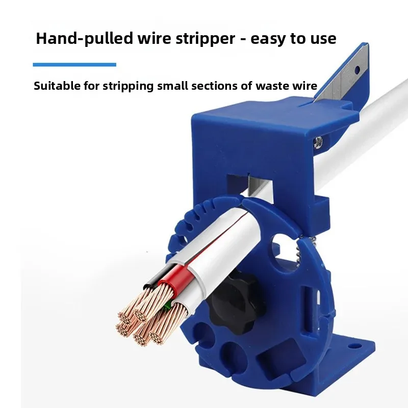 Wire Stripper Quick Copper Electric Cable Sharp Demolisher Manual Stripping Clip Pliers Portable Cutting Crimping Tool