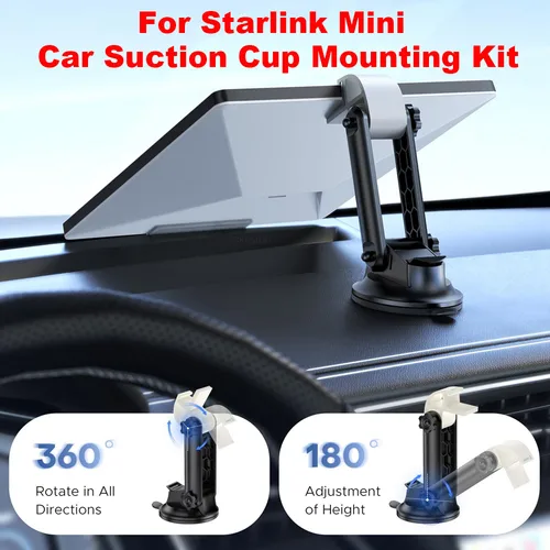 Kit de montaje para salpicadero de coche Starlink Mini, sujeción segura ajustable en ángulo para accesorios de soporte Star link Mini