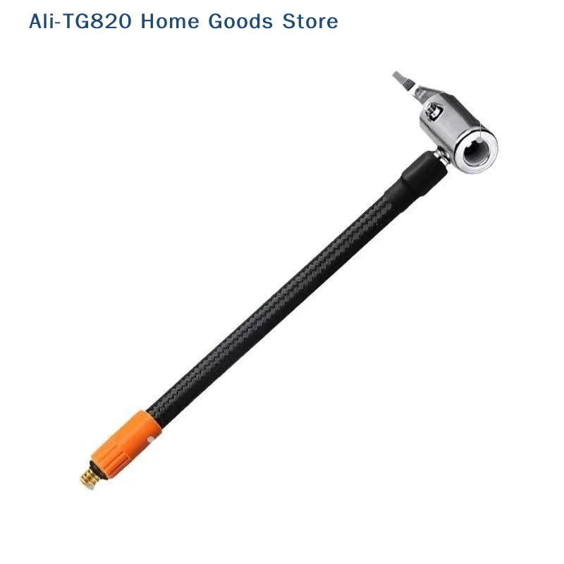 [TG820]1Pcs Braided Tire Inflator Hose With Leak Proof Connector Flexible Design For Car Bike Motorbike Inflation