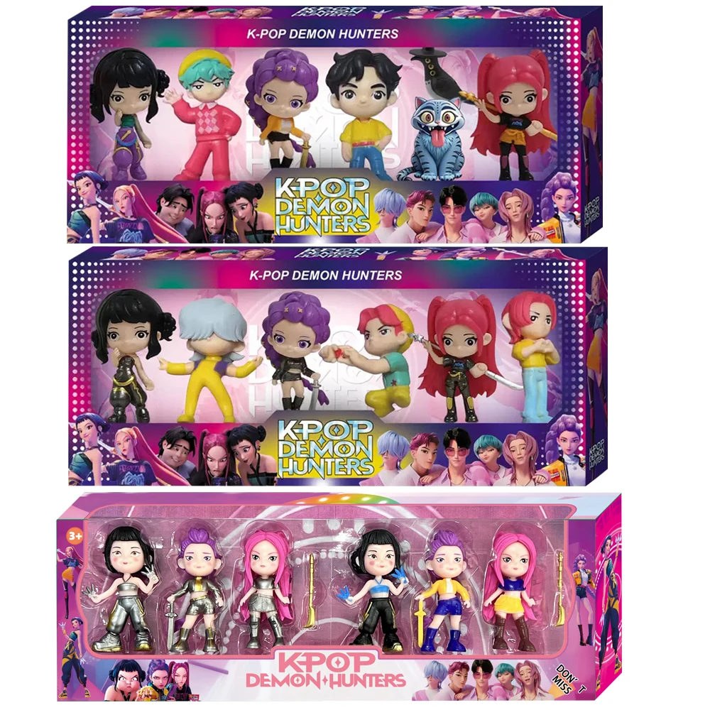 NEW Highquality Kpop Devil Hunter Rumi Zoe Miradesktop trinket animepolyvinylchloride charactercollectionChildrenChristmasgift