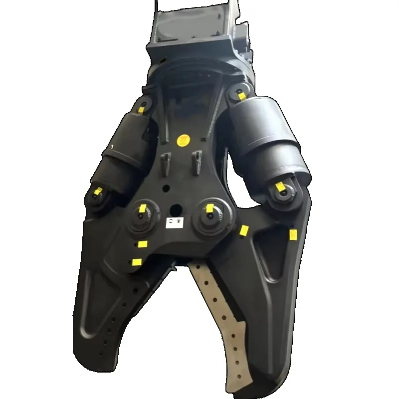 Powerful Double-Cylinder Hydraulic Pliers for Excavators Scrap Metal Removal Shears Essential Engine Core Construction Motor