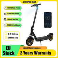AOVOPRO V1MAX PRO Adults Electric Scooter 500W Motor Power 42V14.5AH Escooter 45KM Travel Range 35KM/H Folding Electric Scooter