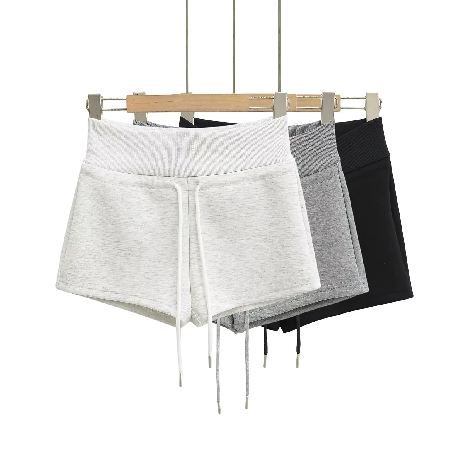 

Американский Sle Hot Girl ey Dstring с низкой талией, спортивные орты, женские летние универсальные утягивающие повседневные домашние шорты