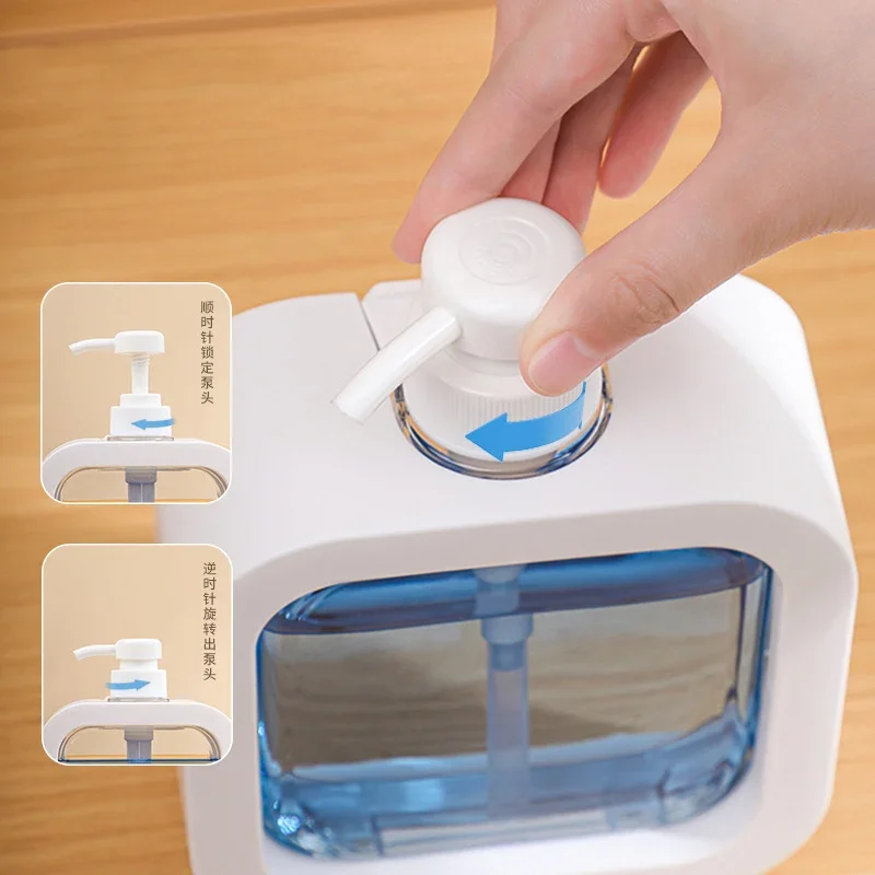 300/500ml Bathroom Soap Dispensers Refillable Lotion Shampoo Shower Gel Holder Portable Travel Dispenser Empty Bath Pump Bottle