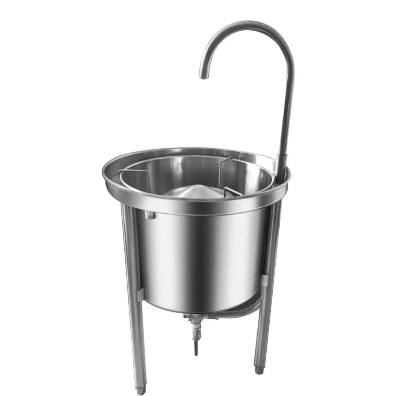 

Commercial Fully Automatic Stainless Steel Rice Washing Machine 25kg/2 Times Large Water Pressure Motor