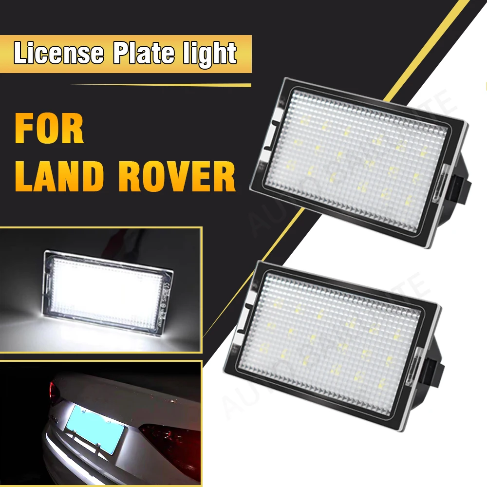 

2 шт. светодиодная лампа освещения номерного знака для Land Rover Discovery Freelander, автоаксессуары, освещение, гидроизоляция
