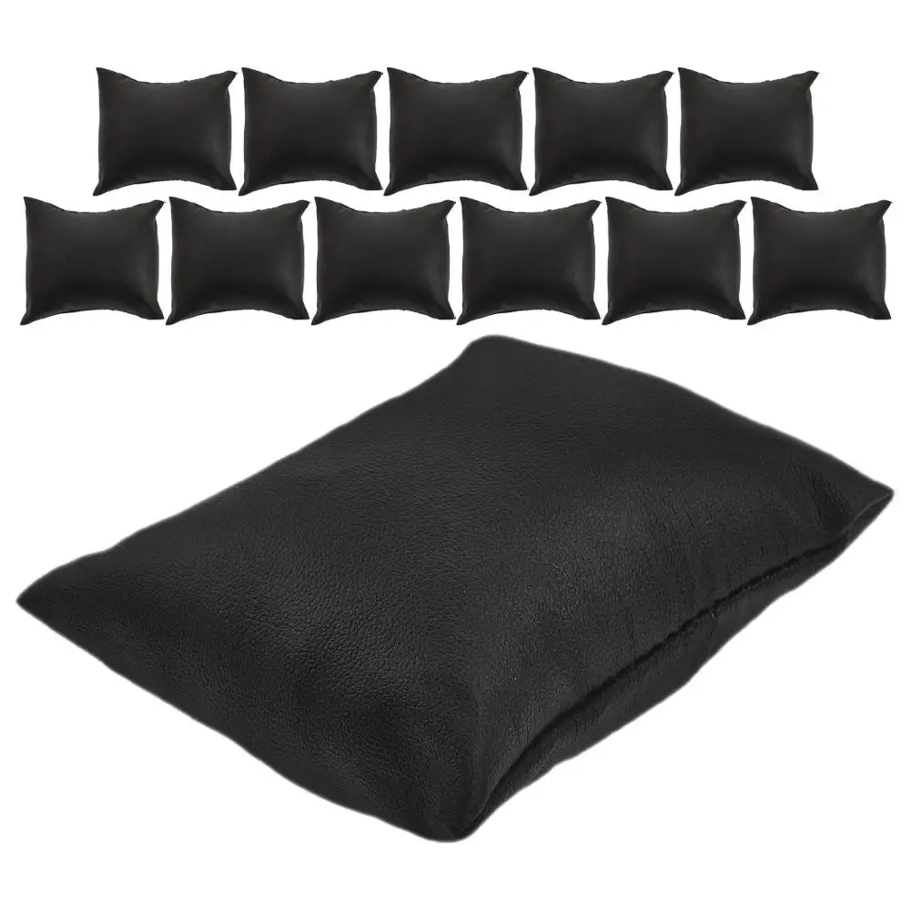 

12 Pcs Jewelry Display Pillow Watch Cushion Pad PU Bracelet Holders Exhibition Accessories Materials Small Size