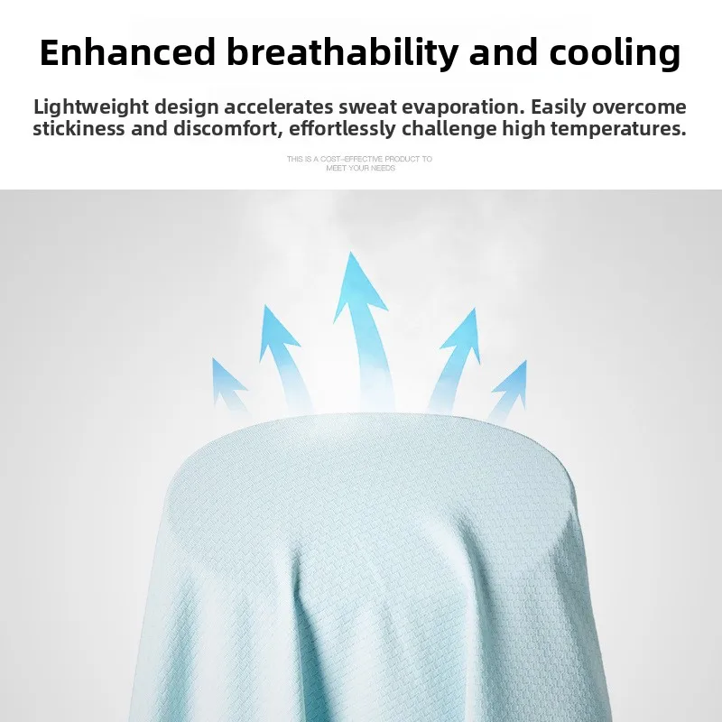 Ice Silk Mesh Loose Fit Outdoor Sports Sun Protection Clothing for Men And Women Summer New Style Running Fishing Hooded Jacket