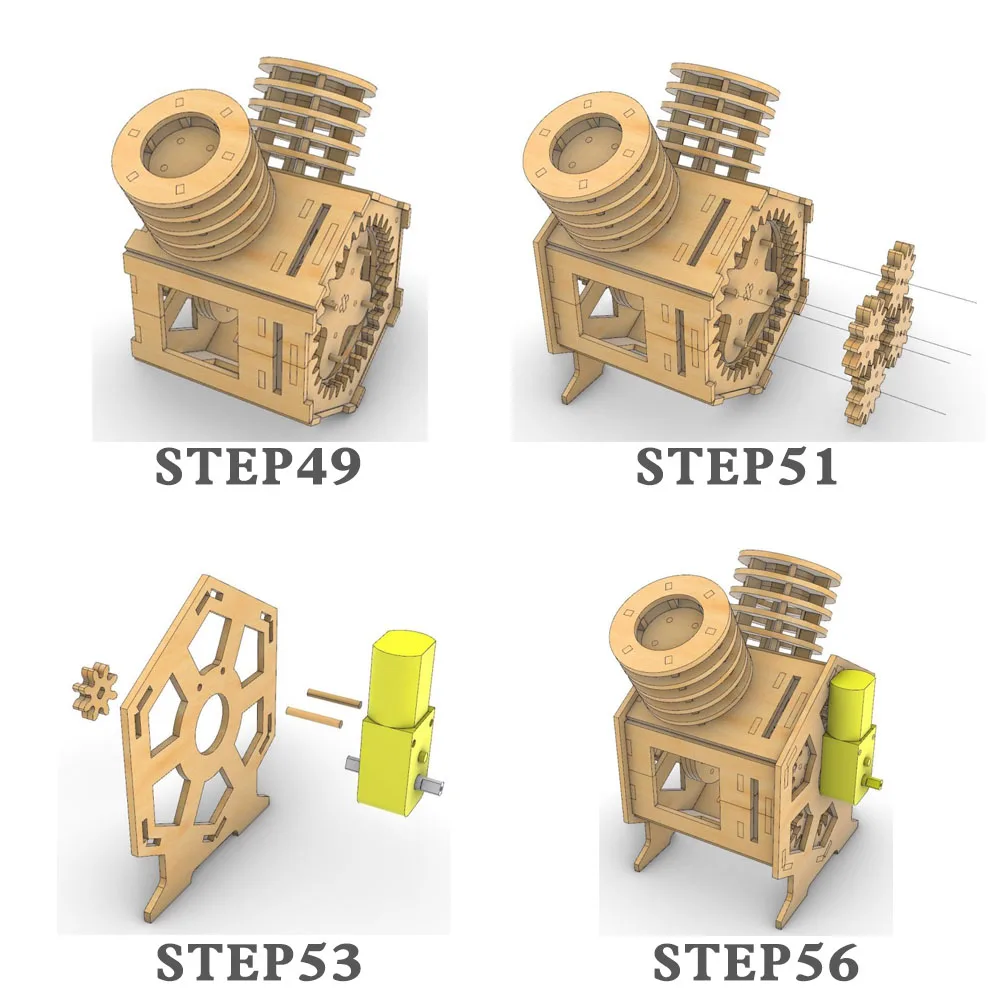 V2 Engine DIY kit V-type 2-Cylinder V-twin Car engine model Wooden parts assembly science education experimen Children STEM toys