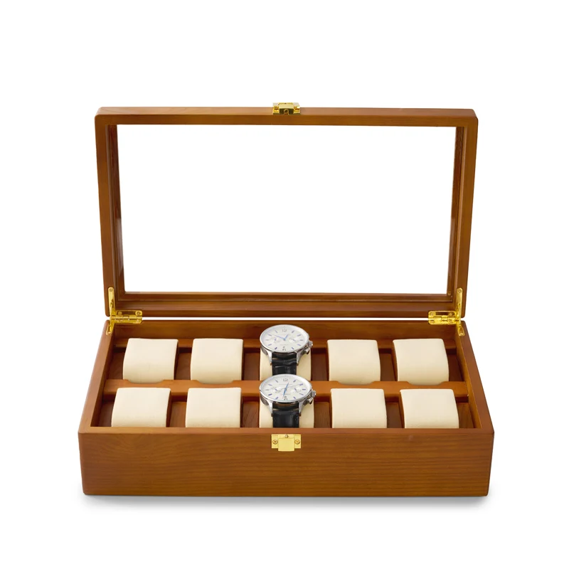 

Oirlv Wooden Watch Box With Acrylic Cover Fraxinus Mandshurica Box For Wrist Watch Display Storage Solidwood Watch Box Organizer