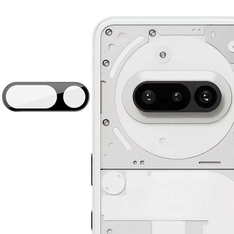 

Для телефона Nothing (3a) Защитная пленка для объектива камеры из закаленного стекла HD Прозрачная пленка для объектива (черная версия)