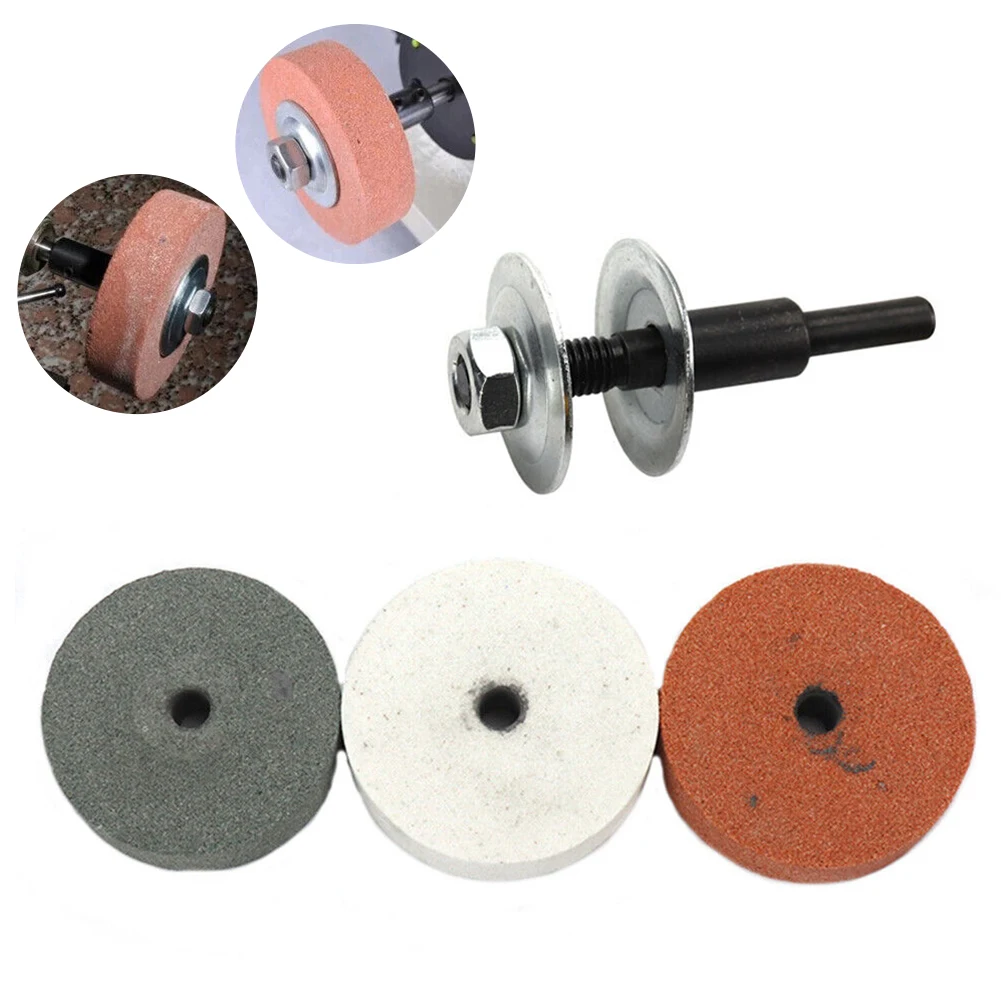 1PC 3Inch/75mm Grinding Stone Polishing Wheel Metal Grinding Polishing Pad Buffing Wheels For Bench Grinder Metal Working