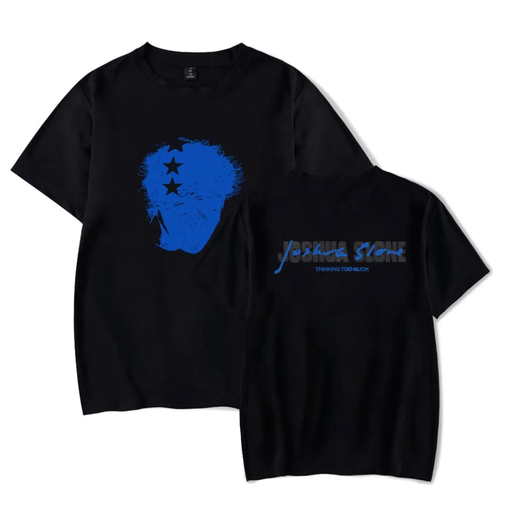 Joshua Slone Thinking Too Much Merch Tee Women Men Crewneck Fashion T-shirt Unisex Casual Tops