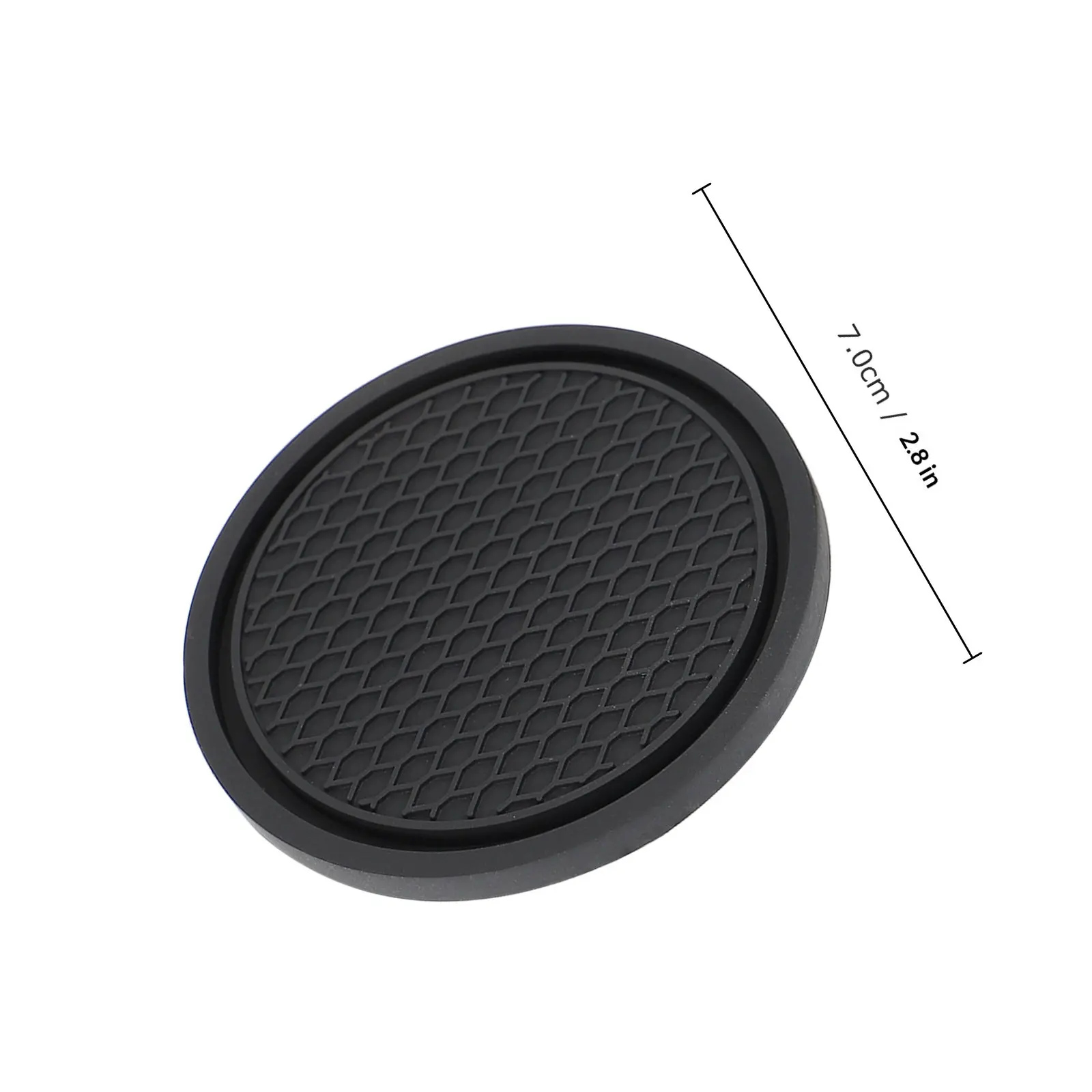 10Pcs Heavy Duty Car Water Coaster Round Heat Insulation Mats Non Skid Cup Pads for Vehicle Interiors Spill Proof Drink Coaster