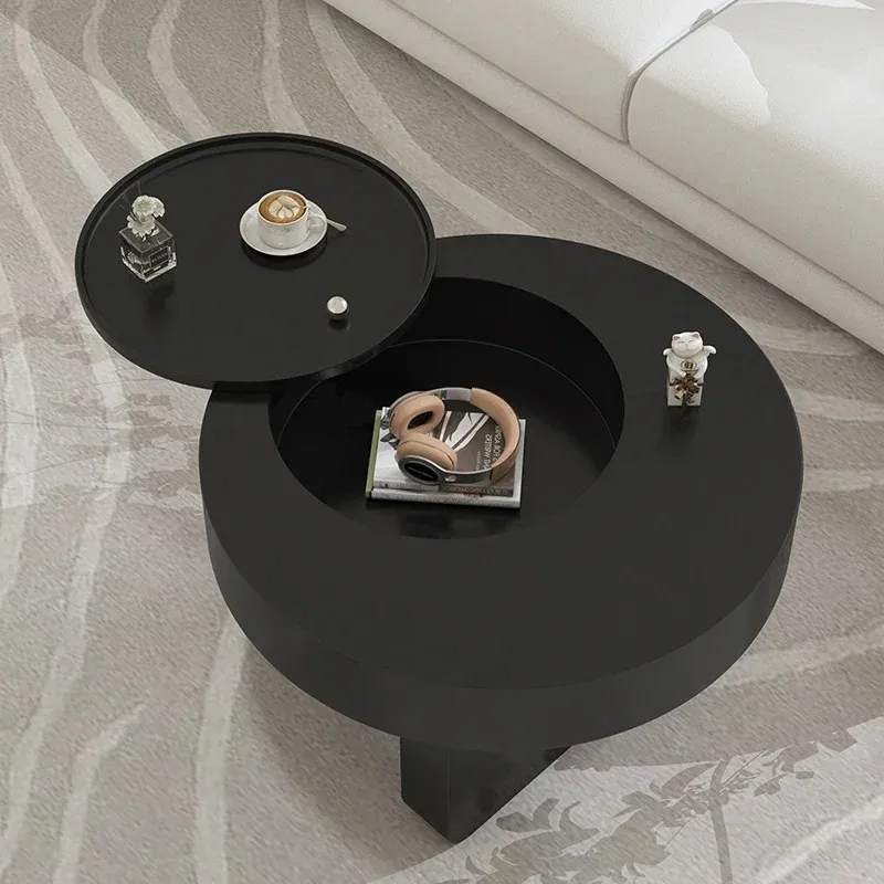 

Professional Trendy Coffee Table Modern Italian Space Saving Center Side Table Design Storage Mesas Bajas Living Room Decoration