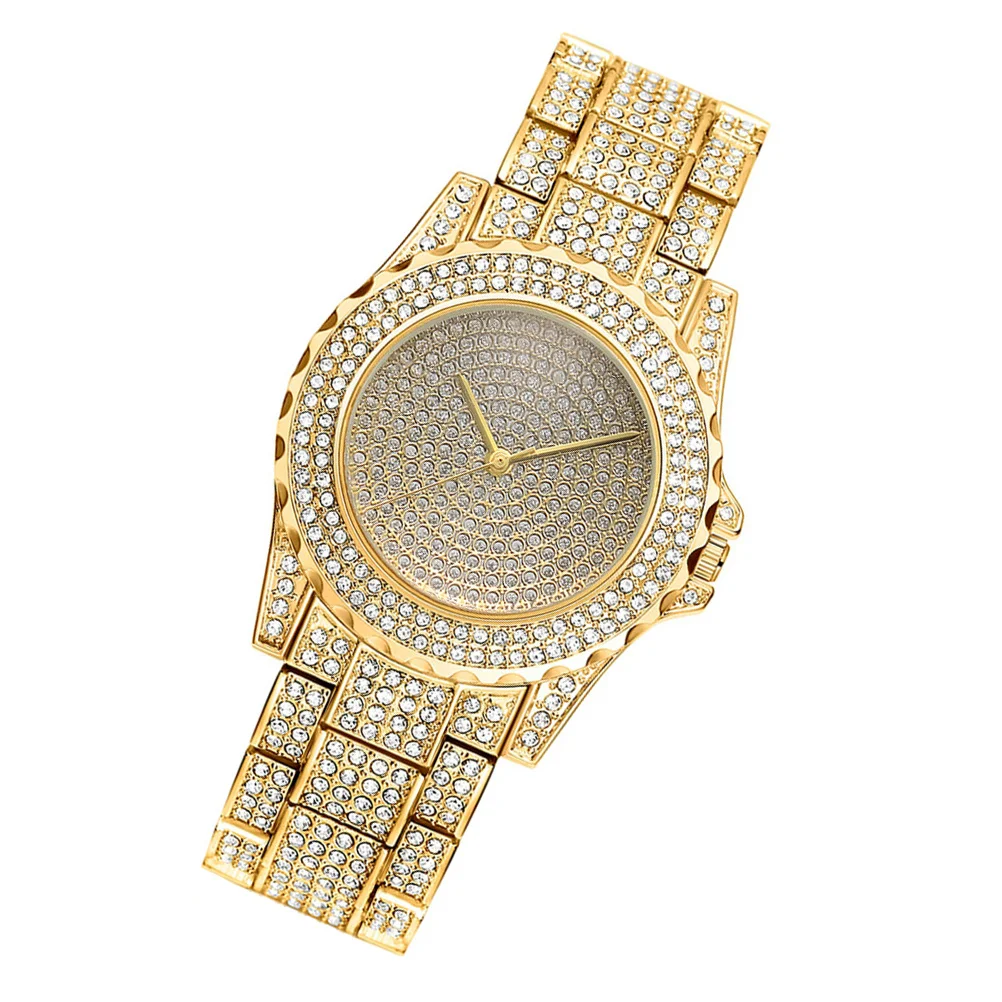 ساعة يد نسائية كوارتز ساعة سيدة أنيقة مادة زجاجية أنيقة مريحة في الارتداء ساعة يد نسائية #3