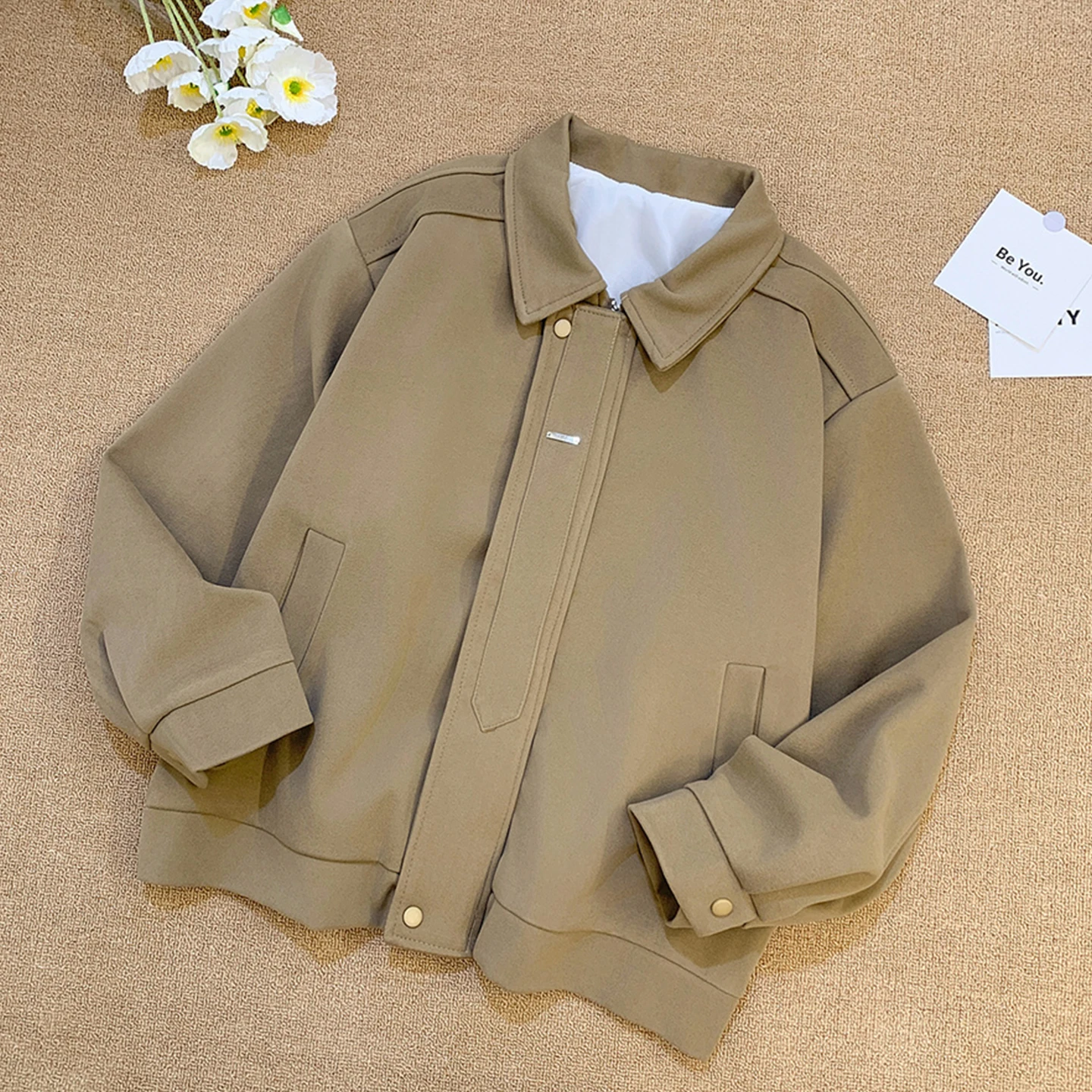 

Мужское шерстяное пальто в стиле ретро для осени и зимы, корейский стиль, простое, универсальное, премиум-класса, твидовое, элегантное, приталенное