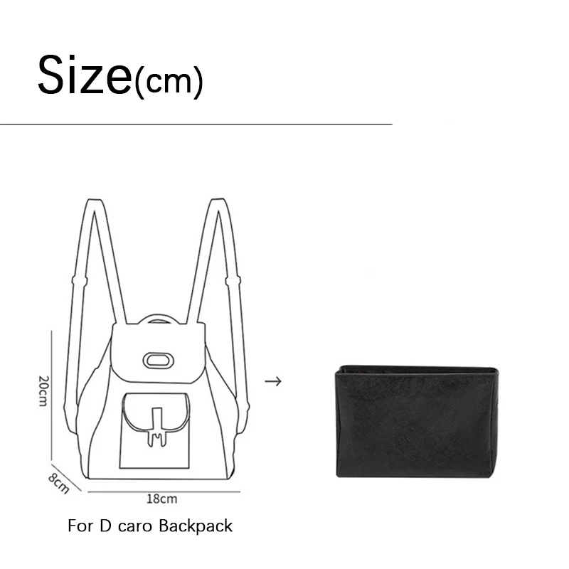 EverToner Ultra-Light Waterproof Dupont Paper Inner Liner Insert Shaper Protective Organizer For D Caro Backpack Bag